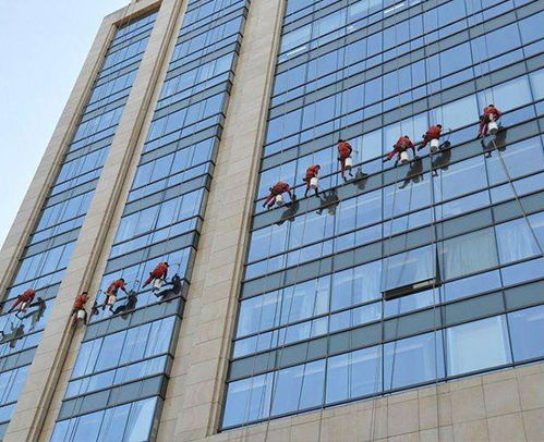 廬江高樓外墻清洗首選合肥匯高，專業(yè)建筑物清潔服務值得信賴